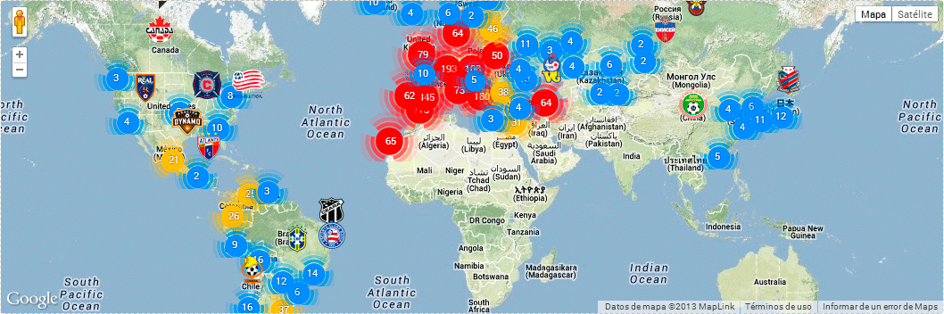 Mapa de Escudos