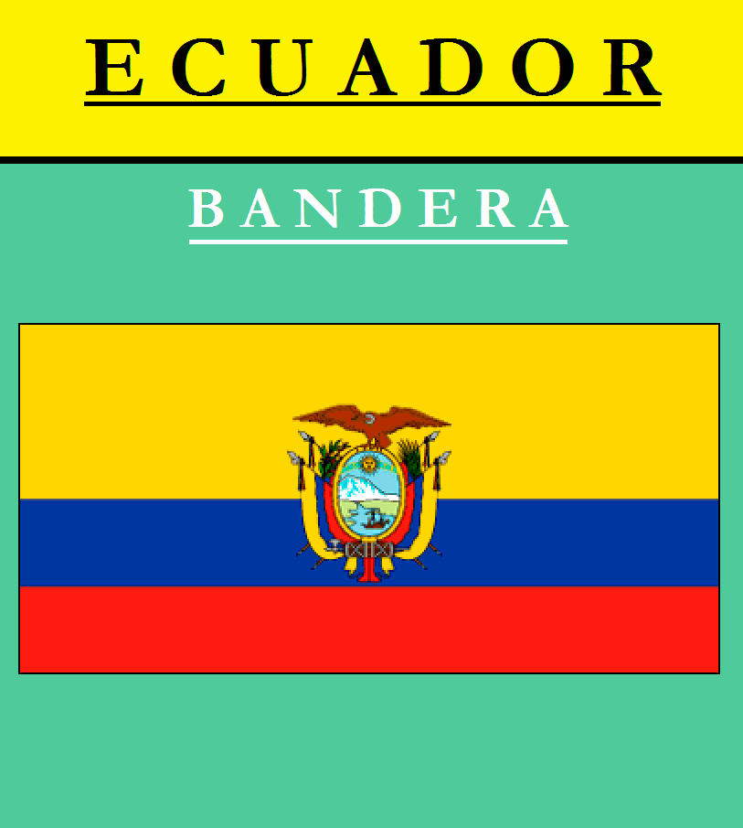 BANDERA DE ECUADOR