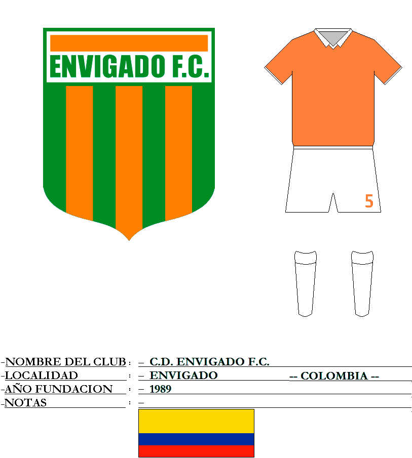 Escudo de f�tbol de C,D, ENVIGADO FC