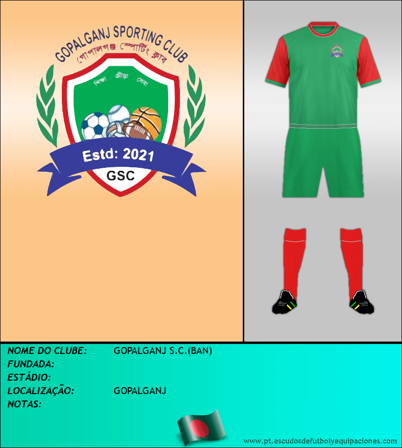Escudo de GOPALGANJ S.C.(BAN)