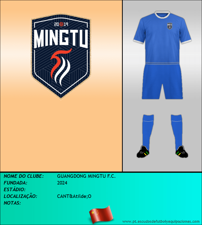 Escudo de GUANGDONG MINGTU F.C.