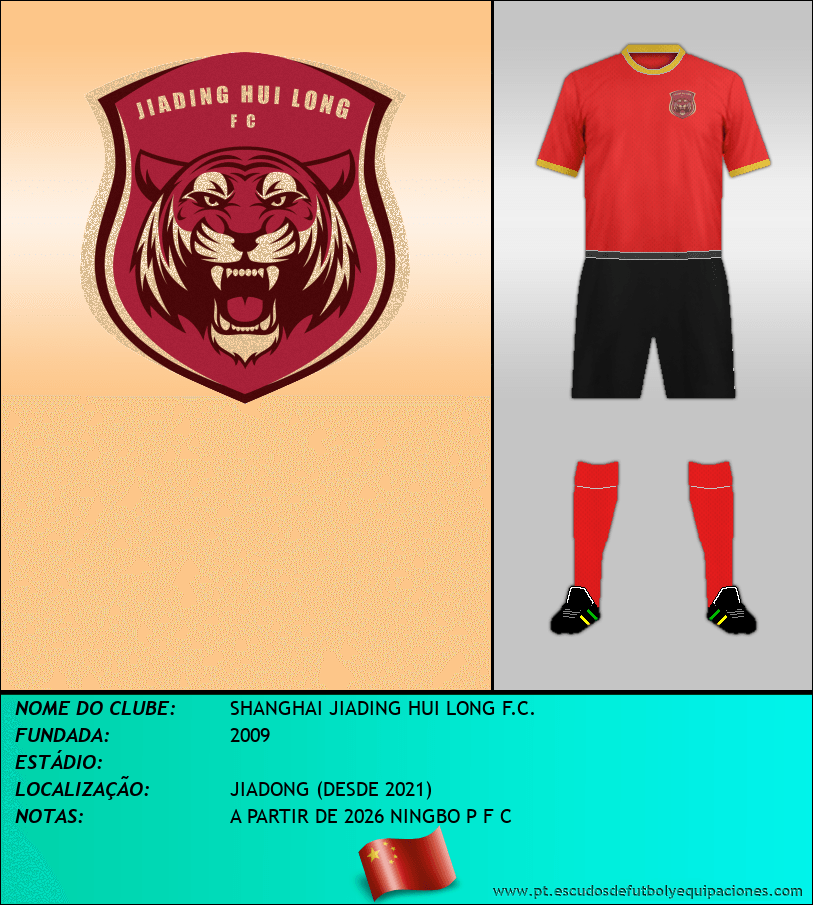 Escudo de SHANGHAI JIADING HUI LONG F.C.