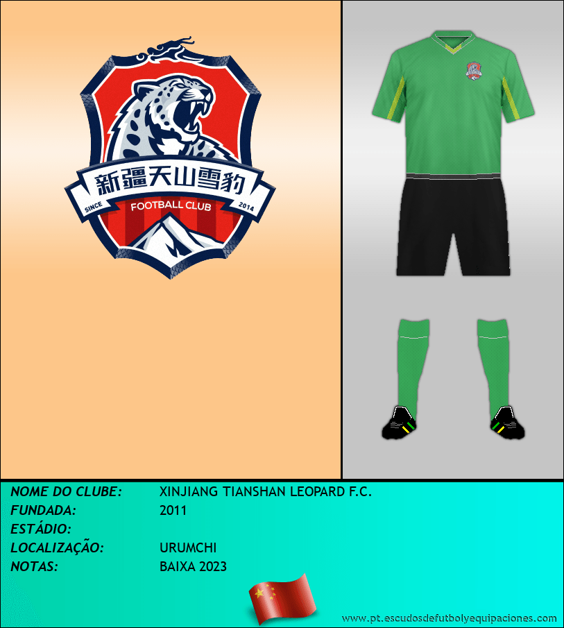 Escudo de XINJIANG TIANSHAN LEOPARD F.C.