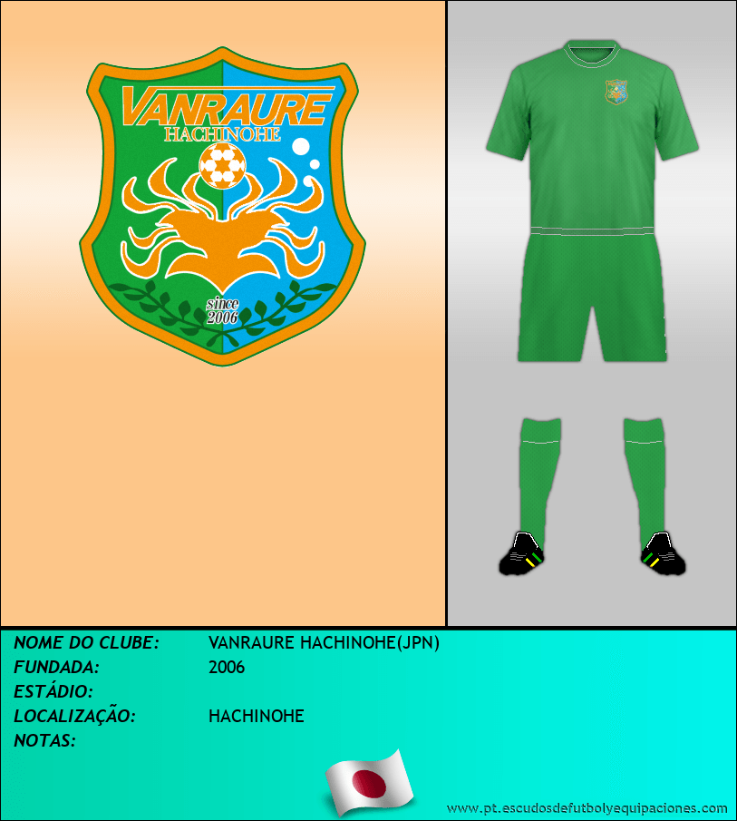 Escudo de VANRAURE HACHINOHE(JPN)