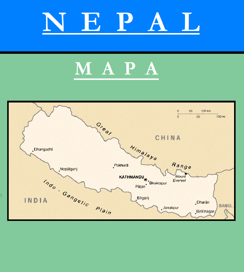 Escudo de MAPA DE NEPAL