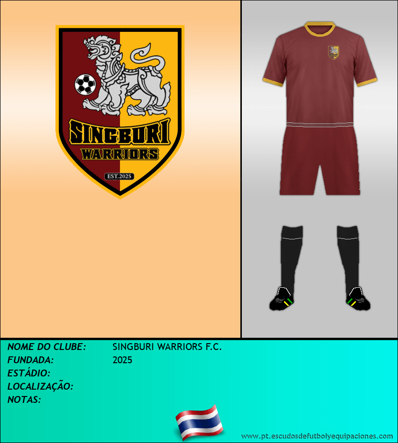 Escudo de SINGBURI WARRIORS F.C.