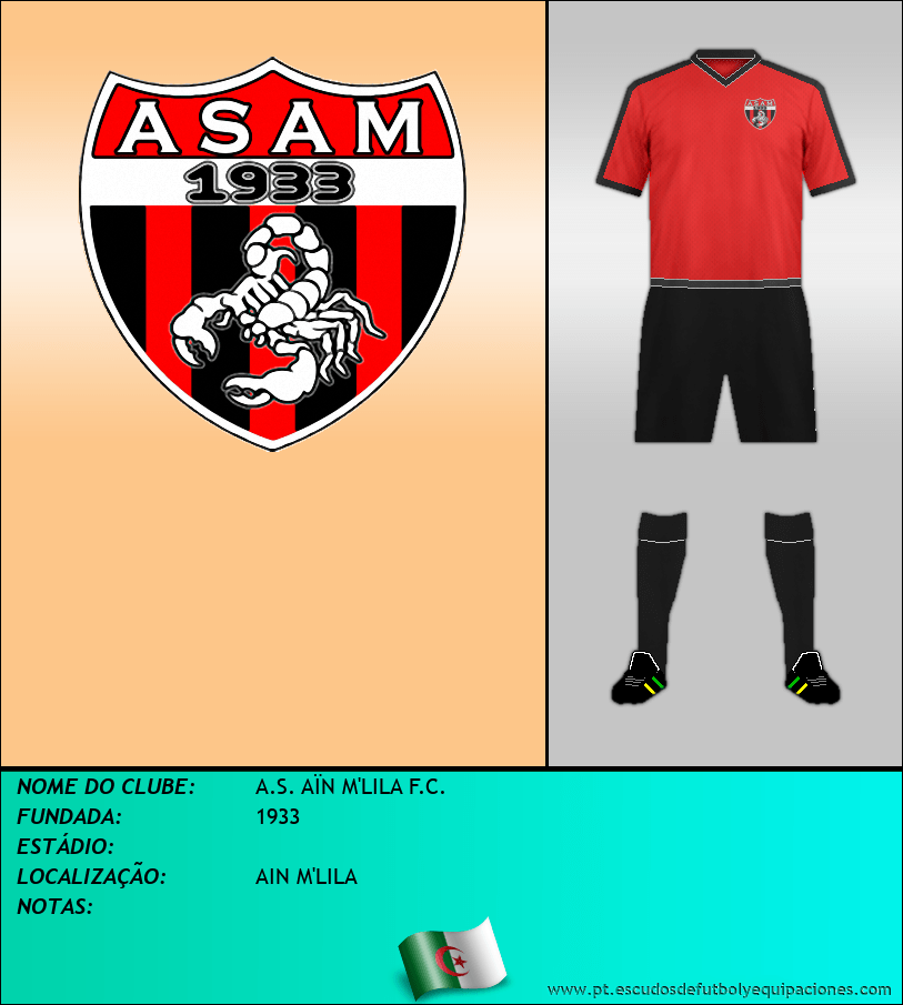 Escudo de A.S. AÏN M'LILA F.C.