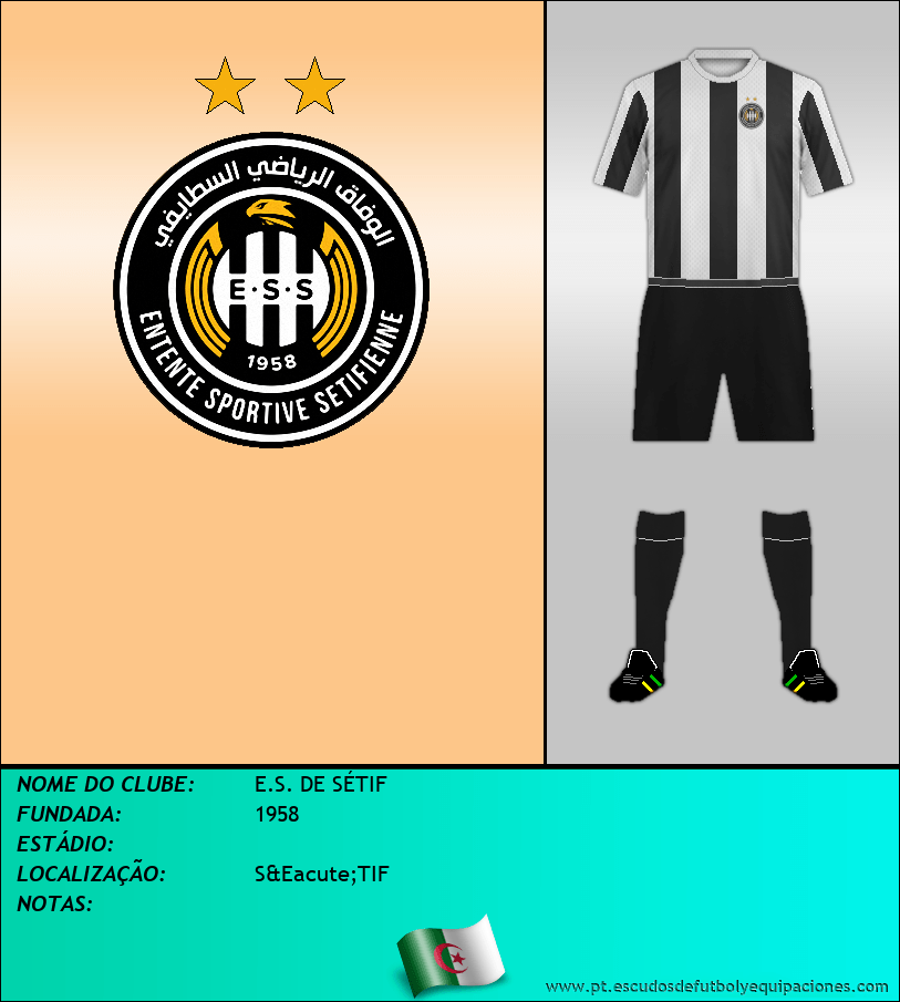 Escudo de E.S. DE SÉTIF