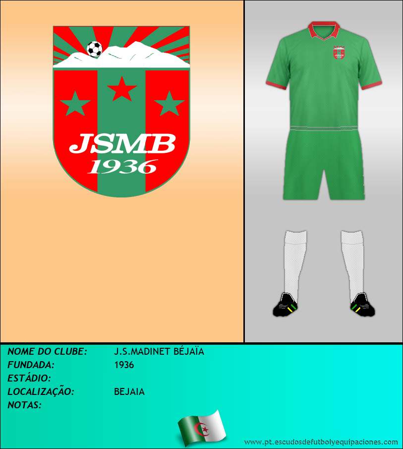 Escudo de J.S.MADINET BÉJAÏA
