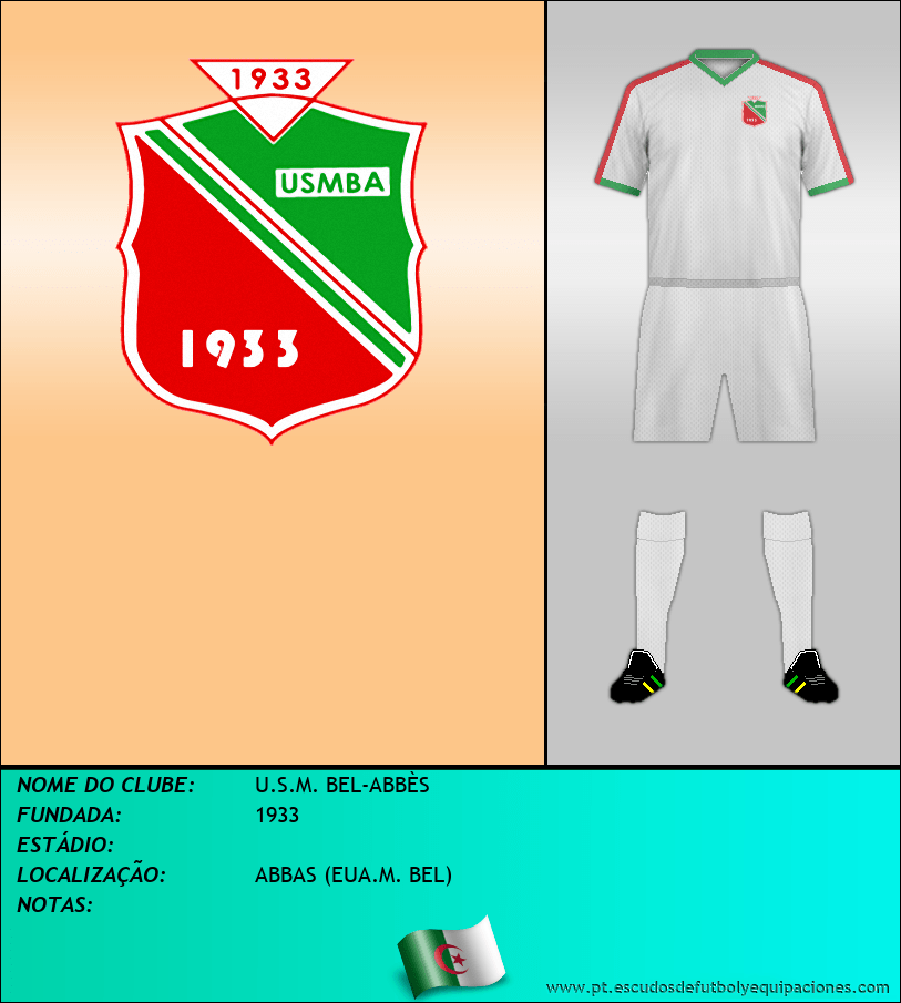 Escudo de U.S.M. BEL-ABBÈS