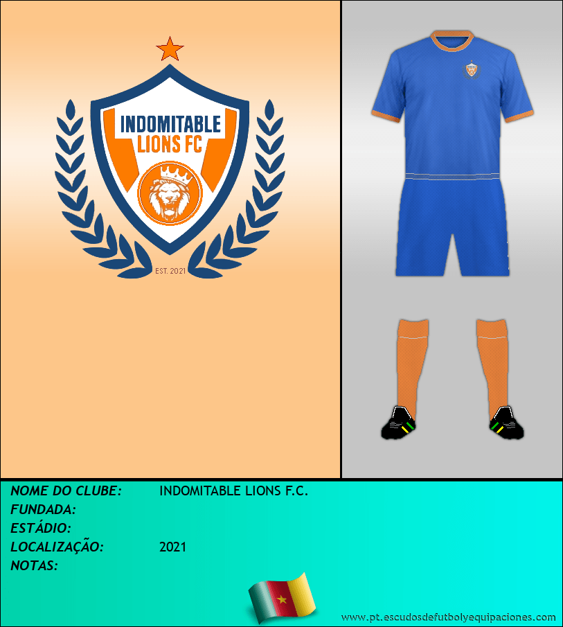 Escudo de INDOMITABLE LIONS F.C.