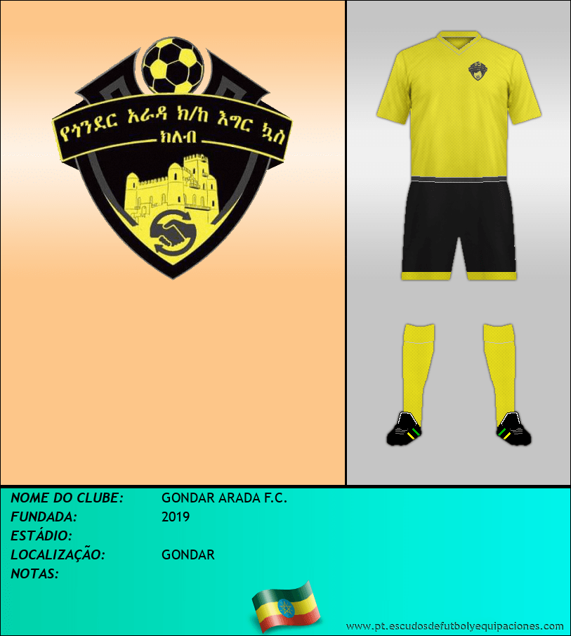 Escudo de GONDAR ARADA F.C.