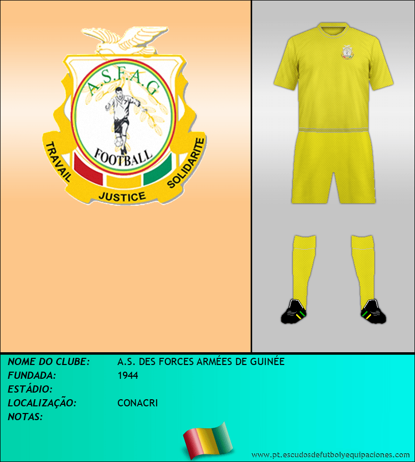 Escudo de A.S. DES FORCES ARMÉES DE GUINÉE
