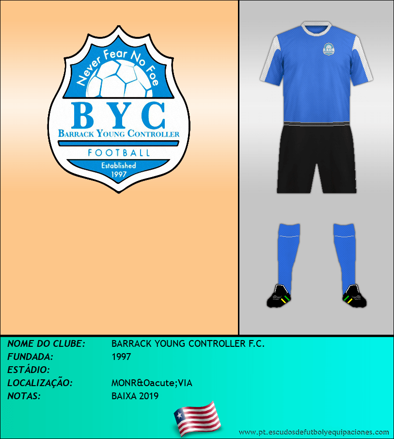 Escudo de BARRACK YOUNG CONTROLLER F.C.