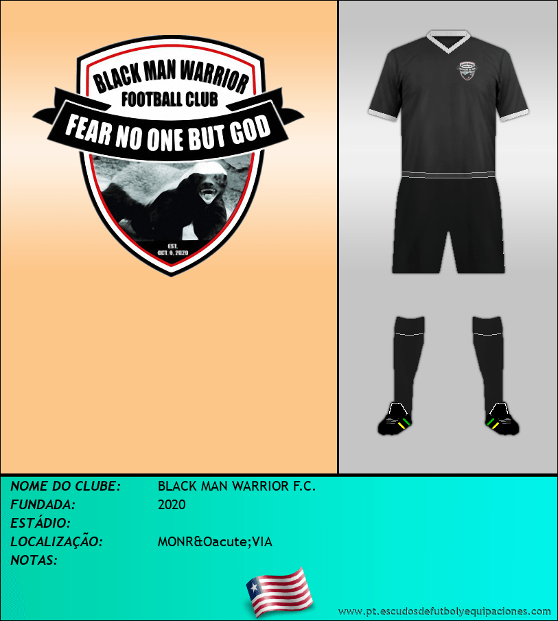 Escudo de BLACK MAN WARRIOR F.C.