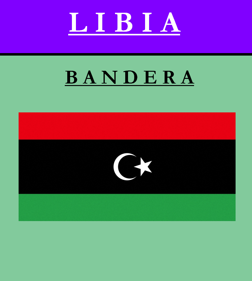 Escudo de BANDERA DE LIBIA