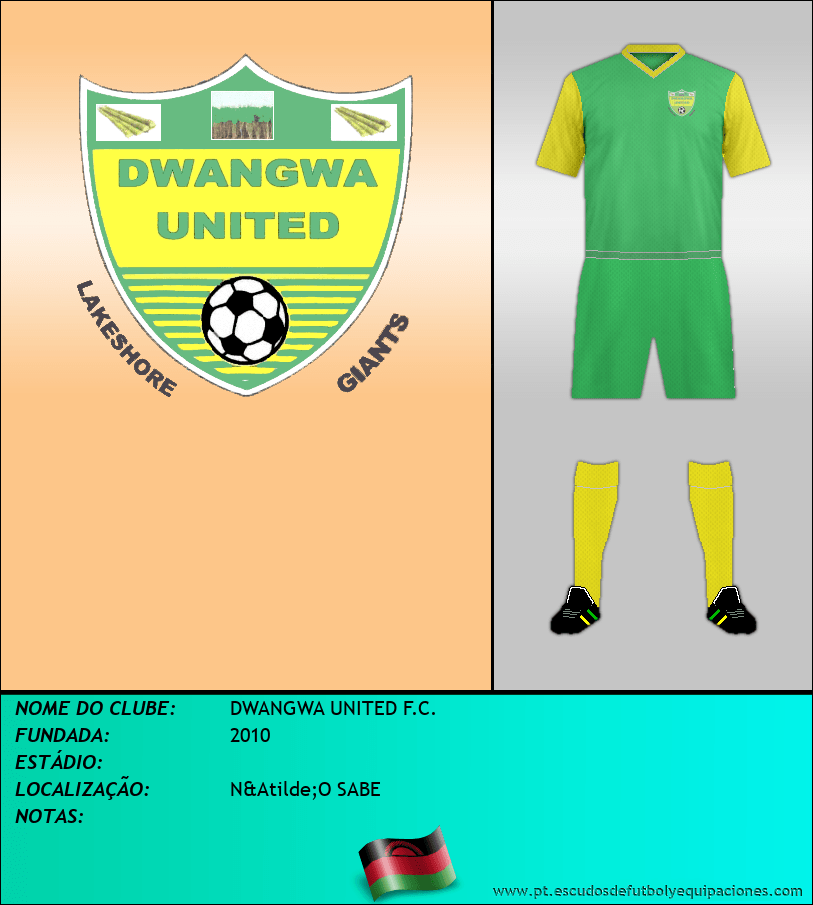 Escudo de DWANGWA UNITED F.C.
