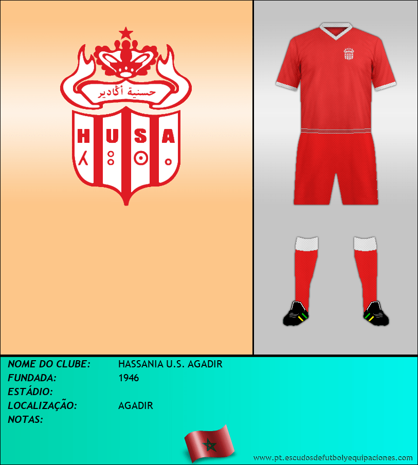 Escudo de HASSANIA U.S. AGADIR