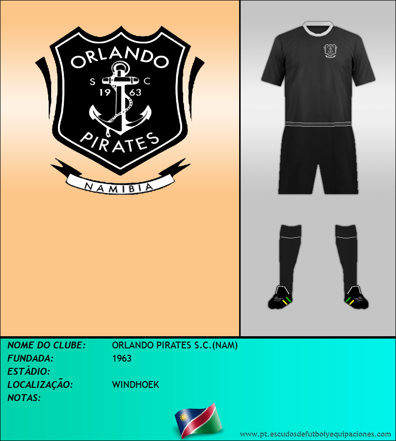 Escudo de ORLANDO PIRATES S.C.(NAM)