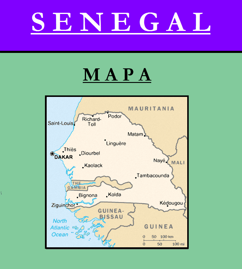 Escudo de MAPA DE SENEGAL