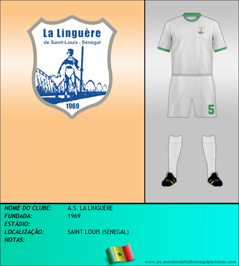 Escudo de A.S. LA LINGUÈRE