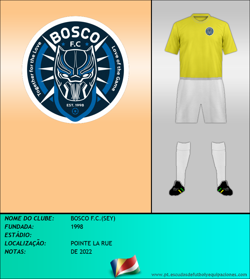 Escudo de BOSCO F.C.(SEY)
