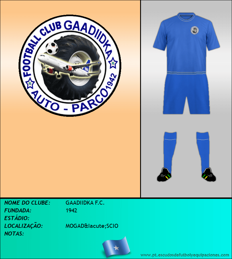 Escudo de GAADIIDKA F.C.