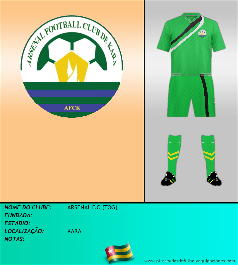 Escudo de ARSENAL F.C.(TOG)