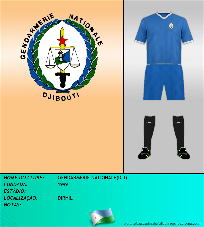 Escudo de GENDARMERIE NATIONALE(DJI)