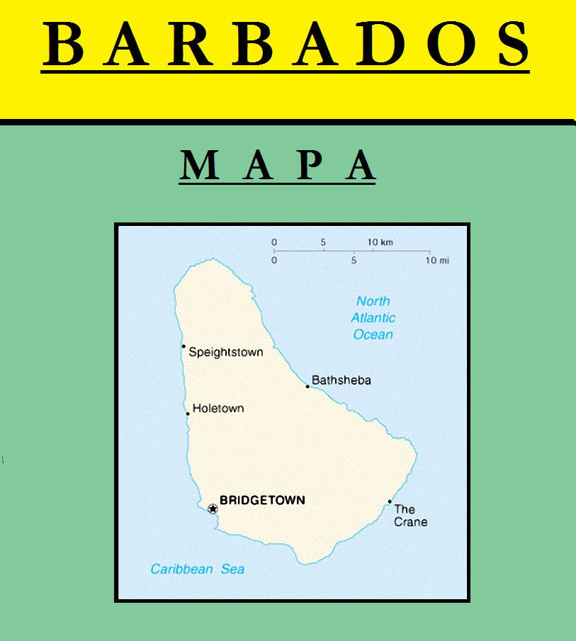 Escudo de MAPA DE BARBADOS