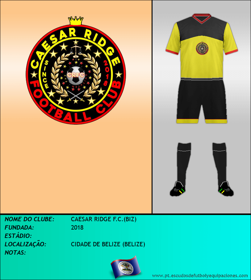 Escudo de CAESAR RIDGE F.C.(BIZ)