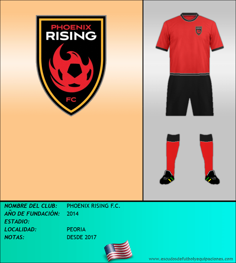 Escudo de PHOENIX RISING F.C.