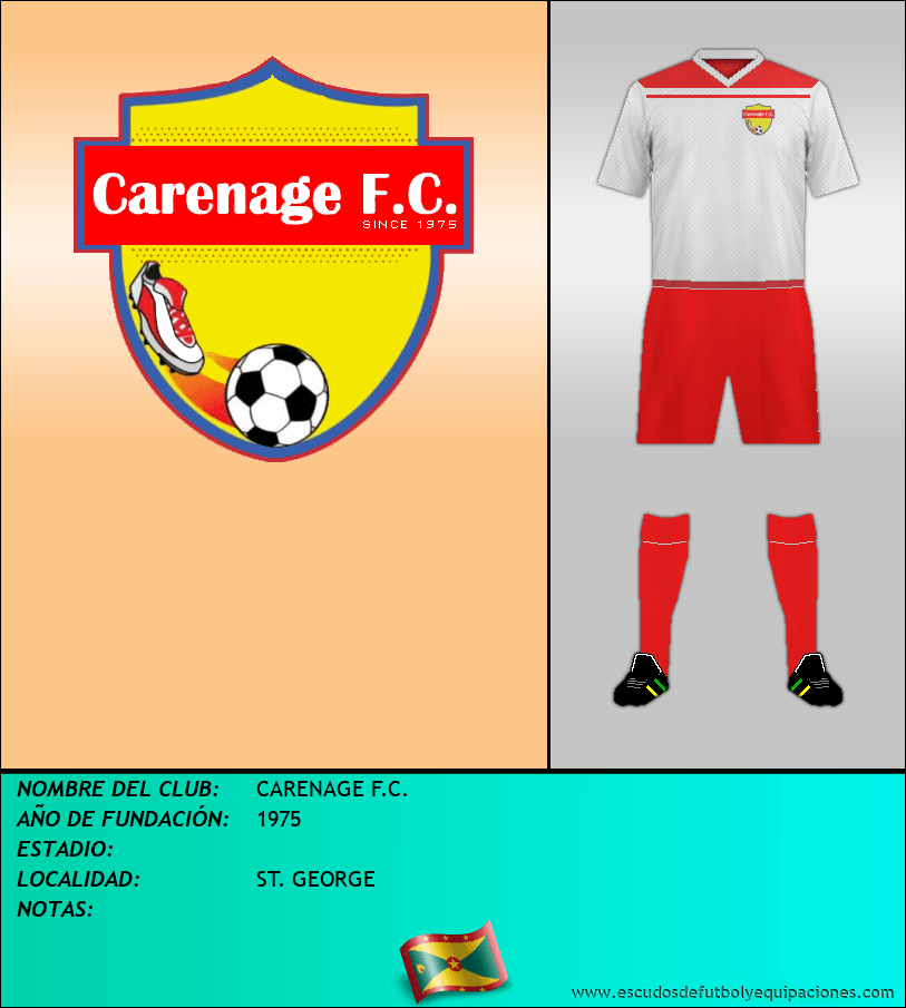 Escudo de CARENAGE F.C.