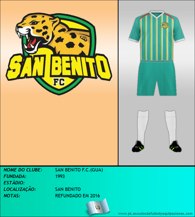 Escudo de SAN BENITO F.C.(GUA)