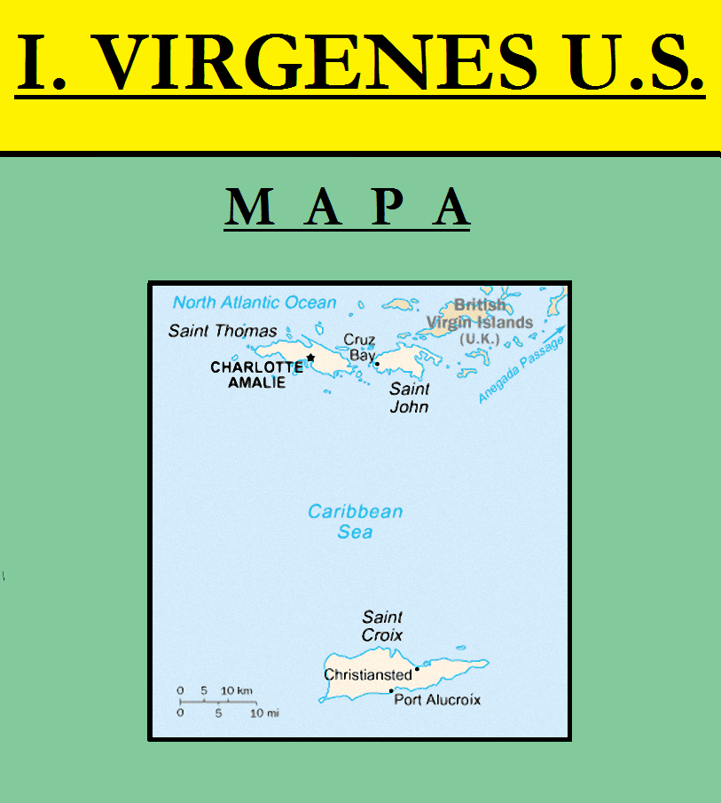 Escudo de MAPA DE ISLAS VÍRGENES DE LOS ESTADOS UNIDOS