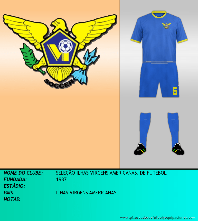 Escudo de SELECCIÓN ISLAS VIRGENES U.S.