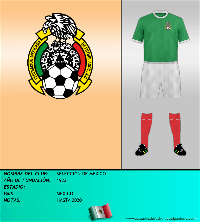 Escudo de SELECCIÓN DE MÉXICO Escudo de SELECCIÓN DE MÉXICO