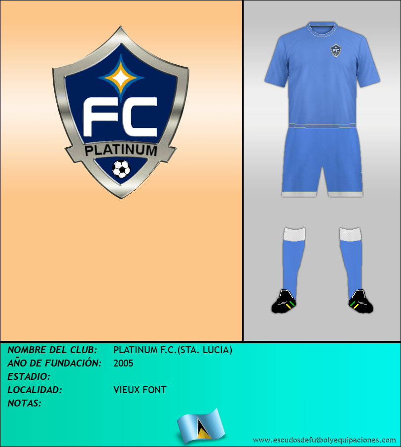 Escudo de PLATINUM F.C.(STA. LUCIA)
