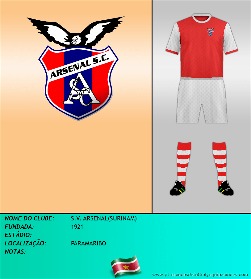 Escudo de S.V. ARSENAL(SURINAM)