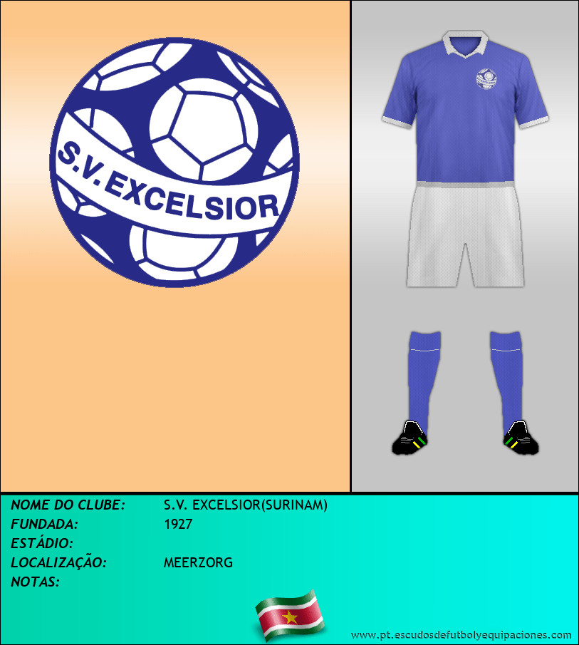 Escudo de S.V. EXCELSIOR(SURINAM)