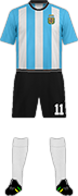 Camiseta SELEÇÃO ARGENTINA DE FUTEBOL DE FUTEBOL-min