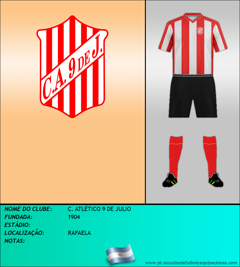 Escudo de C. ATLÉTICO 9 DE JULIO