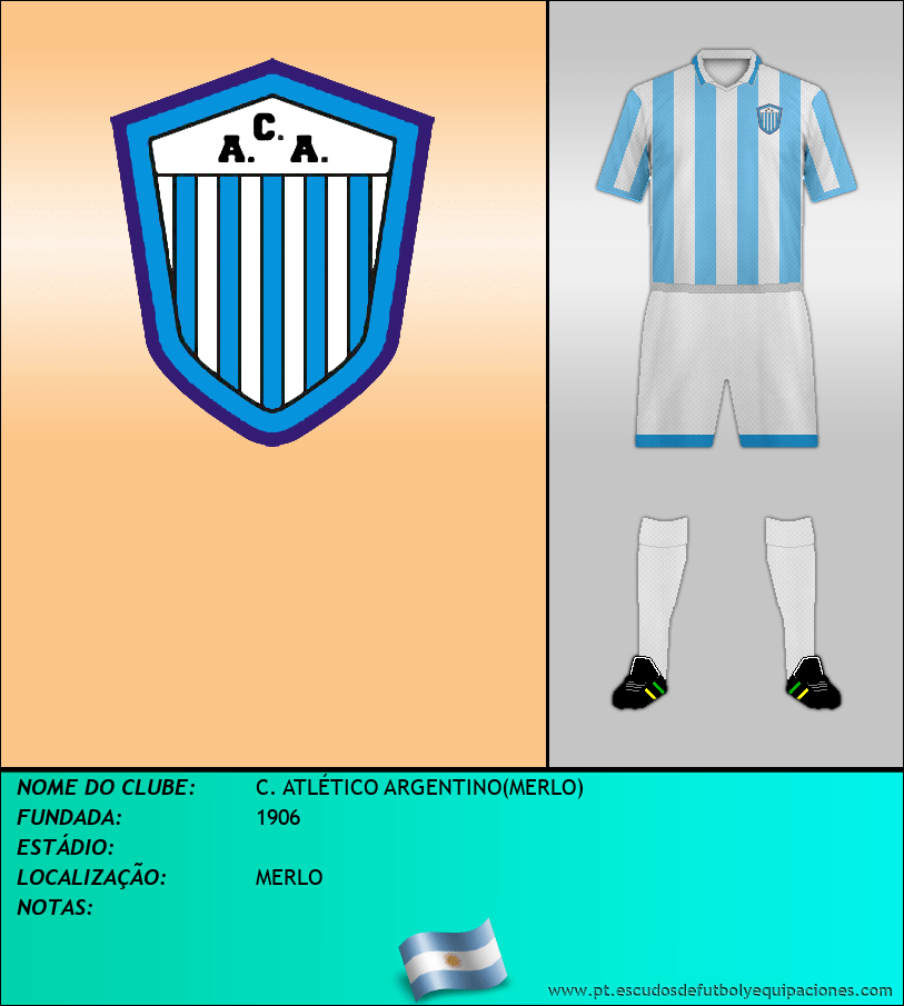 Escudo de C. ATLÉTICO ARGENTINO(MERLO)