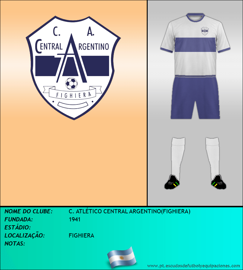 Escudo de C. ATLÉTICO CENTRAL ARGENTINO(FIGHIERA)