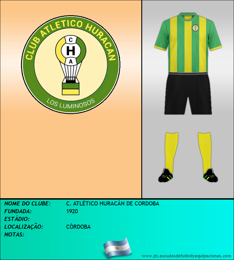 Escudo de C. ATLÉTICO HURACÁN DE CORDOBA