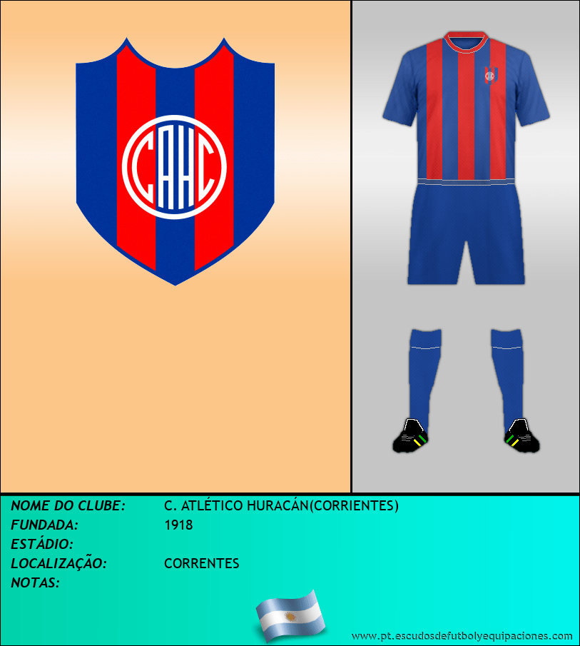 Escudo de C. ATLÉTICO HURACÁN(CORRIENTES)