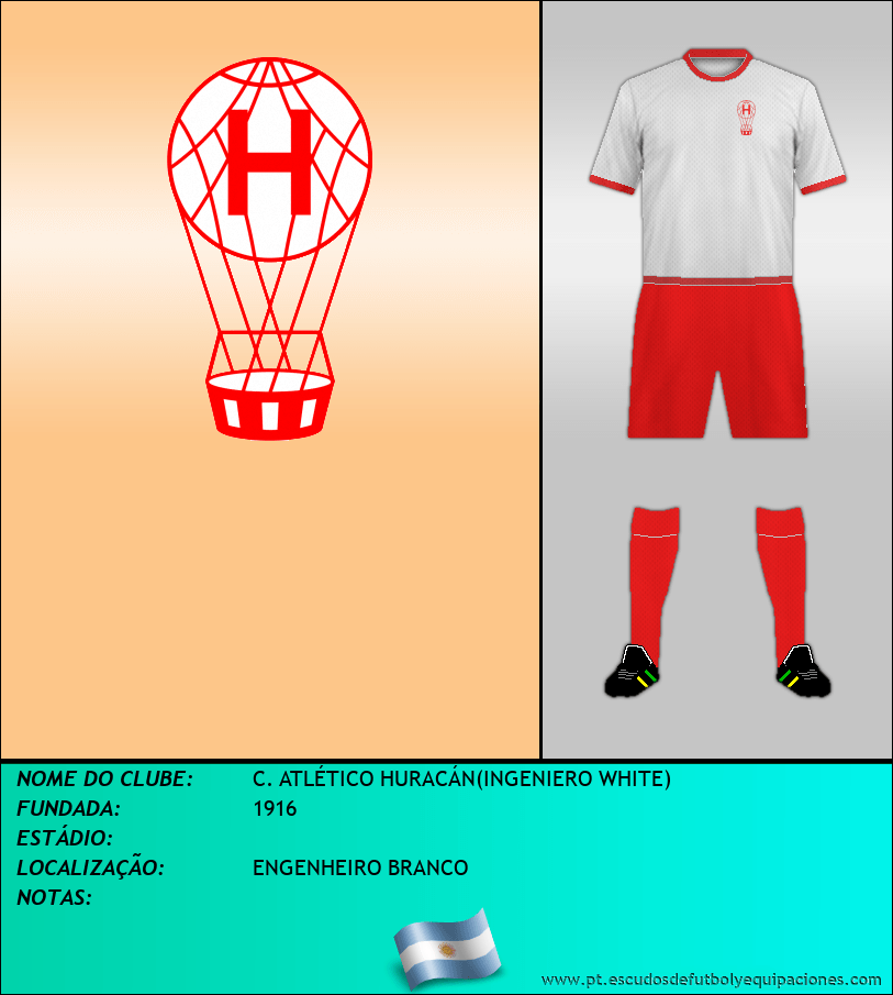 Escudo de C. ATLÉTICO HURACÁN(INGENIERO WHITE)