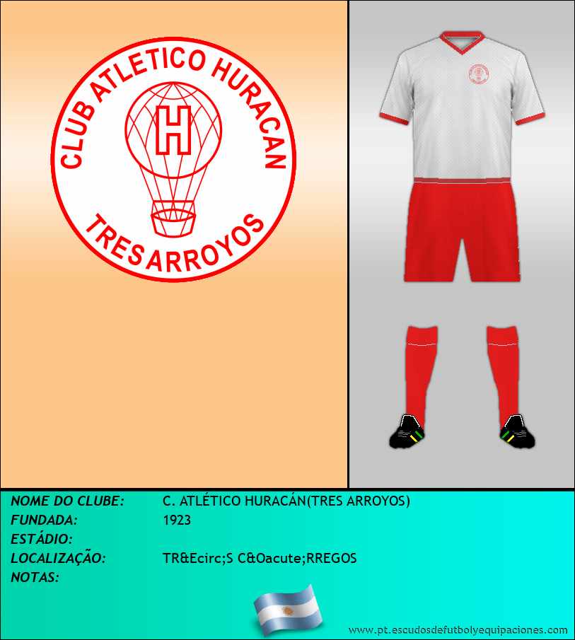 Escudo de C. ATLÉTICO HURACÁN(TRES ARROYOS)