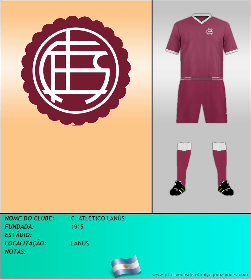 Escudo de C. ATLÉTICO LANÚS