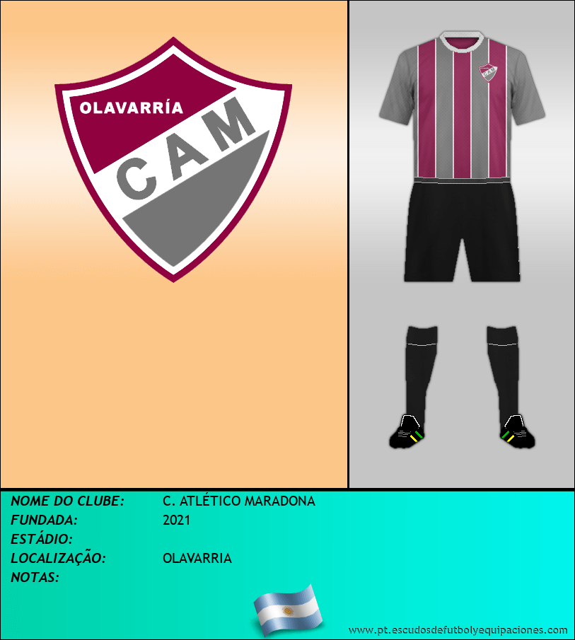 Escudo de C. ATLÉTICO MARADONA